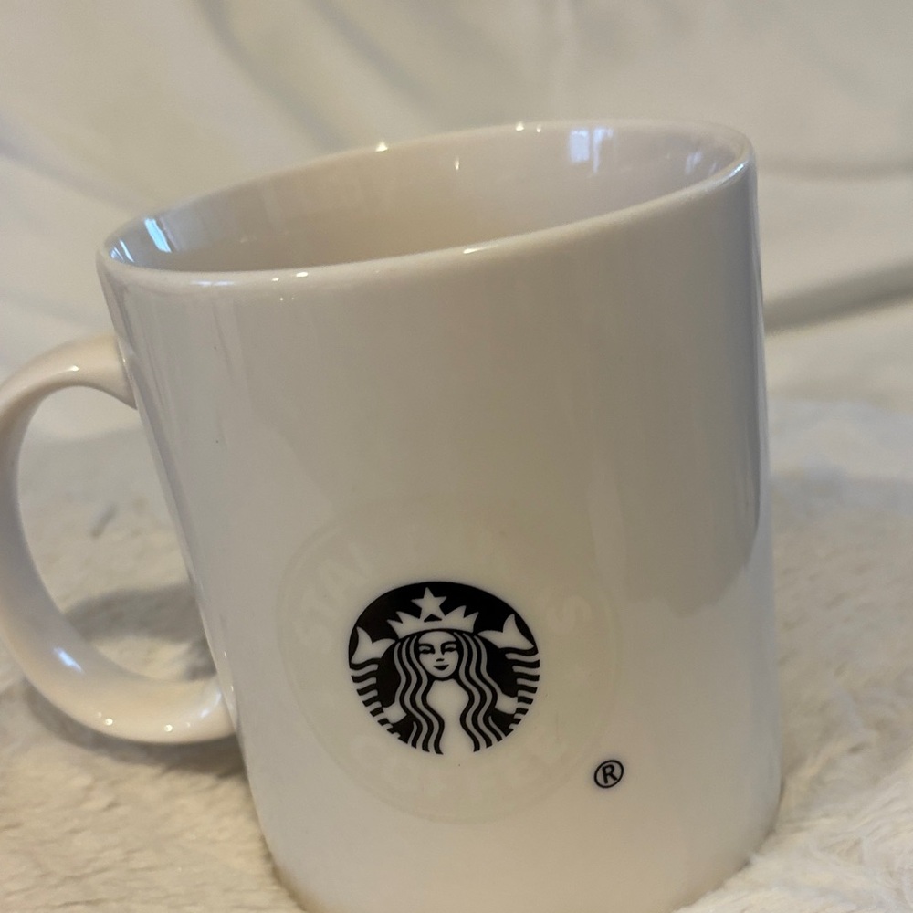 Starbucks ‎ Barista 2001 White Mug with Black Logo